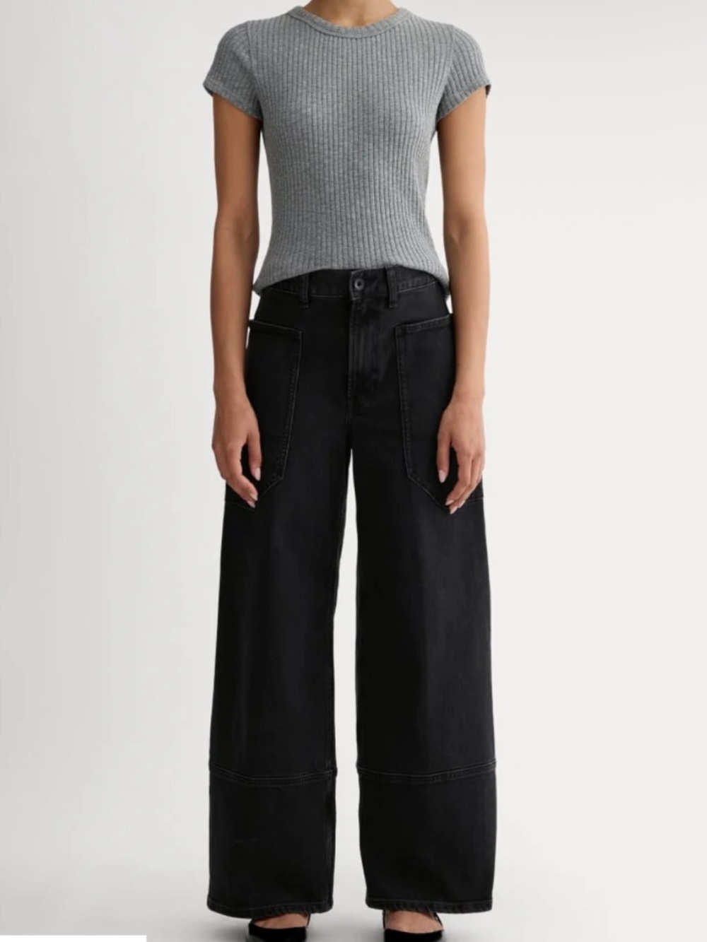 Everlane Way-High Gardener Jeans - Charcoal